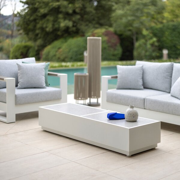 Les Jardins LED ηλιακό φως εδάφους Rop&Strip ύψος 120cm, 3.000 K, 500 lm, ρυθμιζόμενος, Καφέ / Σκουριάς, Αλουμίνιο, σύγχρονο