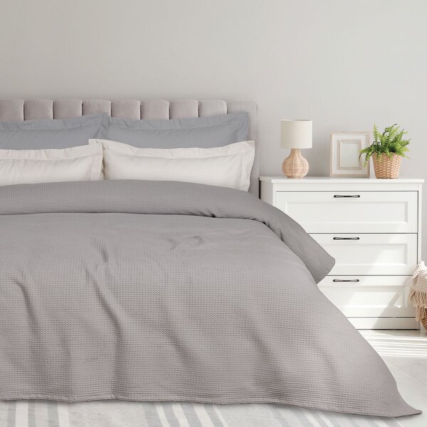 Κουβέρτα Πικέ King Size (240x260) Das Home 0496 Grey