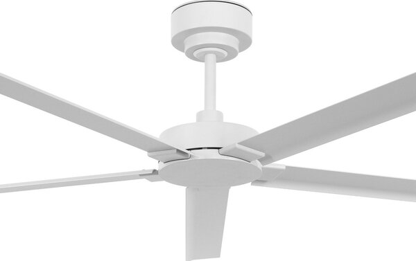 Beacon Lighting Ανεμιστήρας οροφής Monza λευκός DC αθόρυβος Ø 152 cm IP55, Λευκό, Σαλόνι / τραπεζαρία, Αλουμίνιο, σύγχρονο