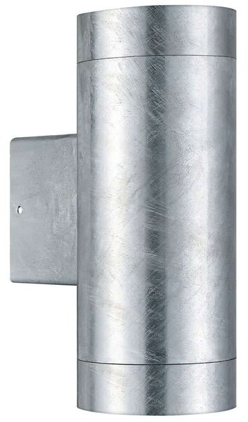 Φωτιστικό Τοίχου - Απλίκα Tin Maxi Double 21519931 Φ7,6x19cm 2xGu10 28W Galvanized Nordlux