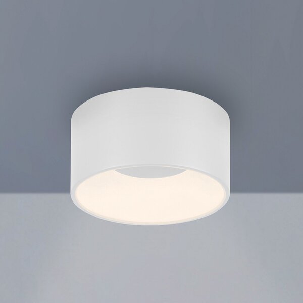 JUST LIGHT. GmbH Φωτιστικό οροφής Tanika LED, λευκό, Ø 16 cm, με δυνατότητα, ρυθμιζόμενος, Λευκό, Σαλόνι / τραπεζαρία, Πλαστικό, σύγχρονο
