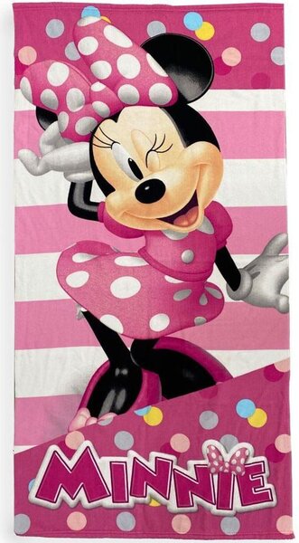 Πετσέτα Θαλάσσης Παιδική Quick Dry Disney Home Minnie 26 Pink DimCol