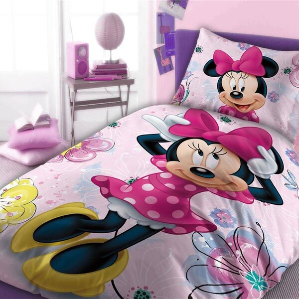 Σεντόνι Παιδικό Disney Home Minnie 852 (Σετ 2τμχ) Pink DimCol