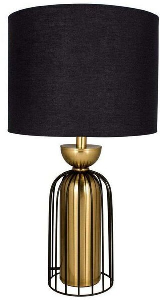 Φωτιστικό Επιτραπέζιο LK23023051 51cm E27 60W Black-Gold Oriana Ferelli®