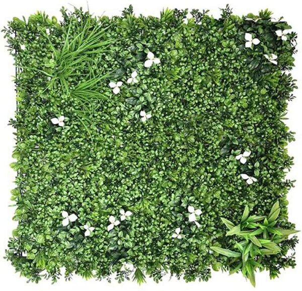 Κάθετος Κήπος Διακοσμητικός ArtGrass 03 100x100cm Green-White Royal Carpet