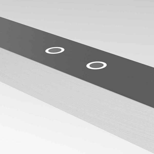 Steinhauer Κρεμαστό φωτιστικό LED Bande, 150 cm, up/down, χάλυβας, CCT, ρυθμιστής έντασης, ρυθμιζόμενος, Μεταλλικό, Σαλόνι / τραπεζαρία, Μέταλλο, σύγχρονο