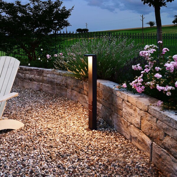 Deko-Light Λέρνα LED φωτιστικό μονοπατιών, ύψος 100 cm, CCT, γκρι, πρίζες, Γκρι, Αλουμίνιο, σύγχρονο
