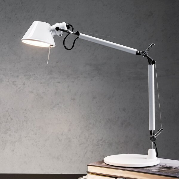 Artemide Tolomeo Micro επιτραπέζια λάμπα, λευκή, Λευκό, Μελέτη / Γραφείο, Μέταλλο, σχεδιασμός
