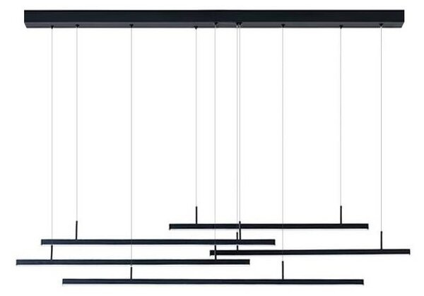 Azzardo AZ3184 - Πολύφωτο dimmer LED σε σχοινί MERLO LED/49W/230V