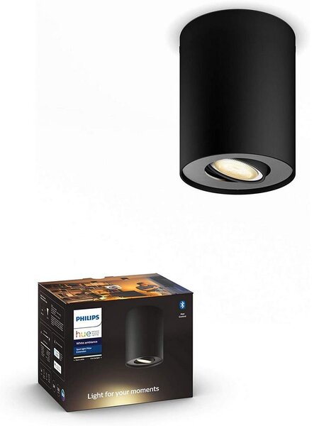 Philips 56330/30/P9 - Φως οροφής dimmer LED Hue PILLAR 1xGU10/5W/230V