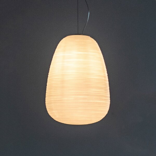 Foscarini Rituals 1 γυάλινη κρεμαστή λάμπα, ρυθμιζόμενος, Λευκό, Σαλόνι / τραπεζαρία, Γυαλί, σχεδιασμός