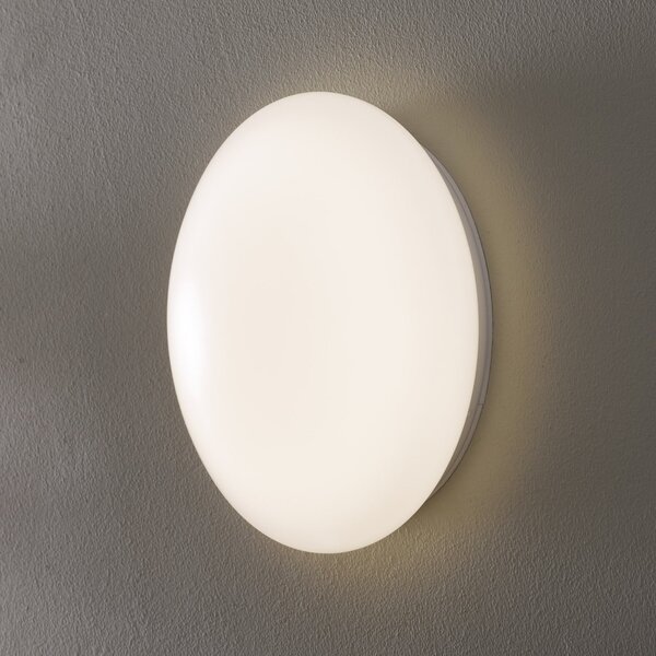 MEGAMAN Φωτιστικό τοίχου Megaman Renzo LED ColourSelect αισθητήρας HF, Λευκό, Διάδρομος, Πλαστικό, Οροφή στρογγυλή άμεση