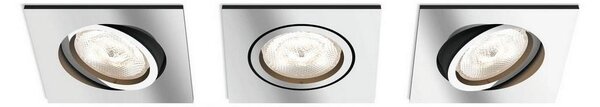 Philips 50393/11/P0 - ΣΕΤ 3xLED Φως dimmer SHELLBARK LED/4,5W/230V