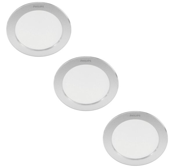 Philips - ΣΕΤ 3x Κρεμαστό φωτιστικό οροφής LED DIAMOND LED/3,5W/230V 2700K