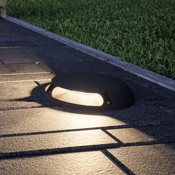 Paulmann Plug & Shine LED φωτιστικό δαπέδου 93920 2x3W, ρυθμιζόμενος, Μαύρο, Μέταλλο, σύγχρονο