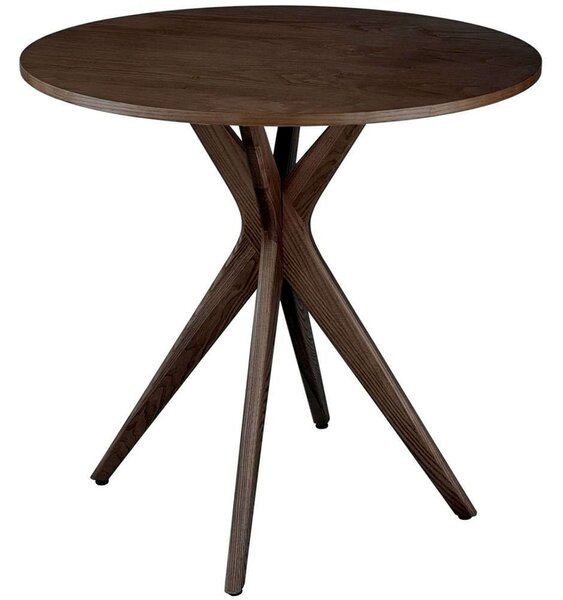 Τραπέζι Jubi JUBITSROWAL Φ70x73cm Walnut