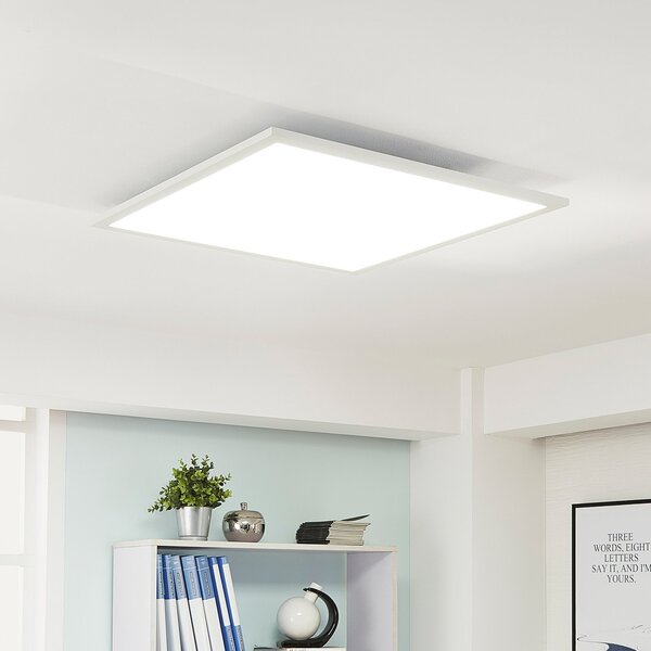 Arcchio Lysander LED πάνελ, CCT, 62 cm, λευκό, ρυθμιζόμενος, Λευκό, Μελέτη / Γραφείο, Αλουμίνιο, σύγχρονο