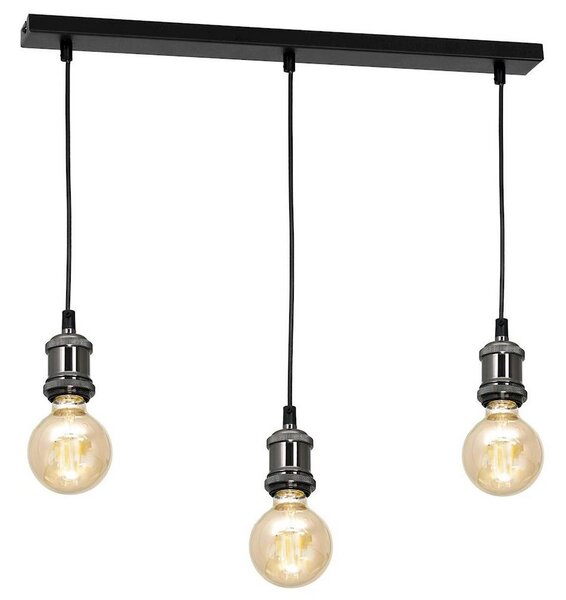 Πολύφωτο σε σχοινί EDISON 3xE27/60W/230V