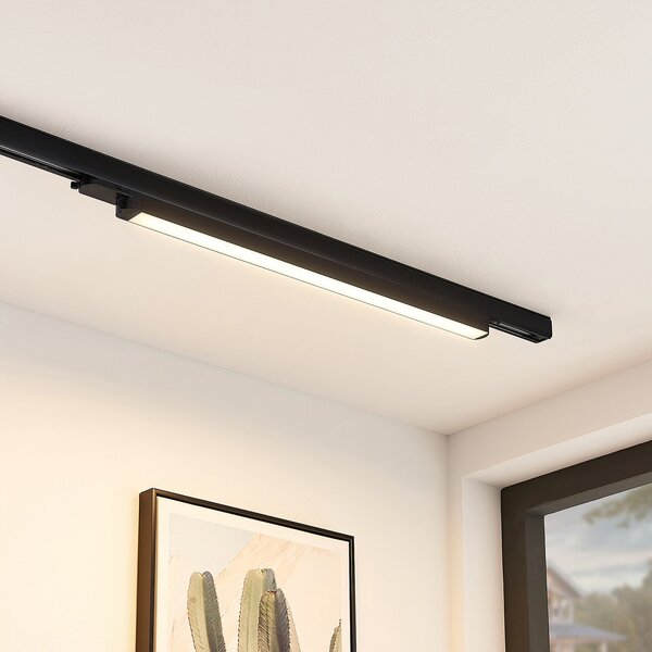 Arcchio Harlow LED track light, μαύρο, 69 cm, 3.000 K, Μαύρο, Μελέτη / Γραφείο, Αλουμίνιο, σύγχρονο
