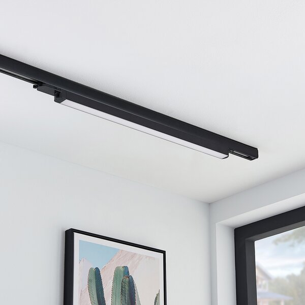 Arcchio Harlow LED track light, μαύρο, 69 cm, 3.000 K, Μαύρο, Μελέτη / Γραφείο, Αλουμίνιο, σύγχρονο
