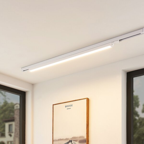 Arcchio LED φωτιστικό ράγας Harlow, λευκό, 109 cm, 3.000 K, Λευκό, Μελέτη / Γραφείο, Αλουμίνιο, σύγχρονο