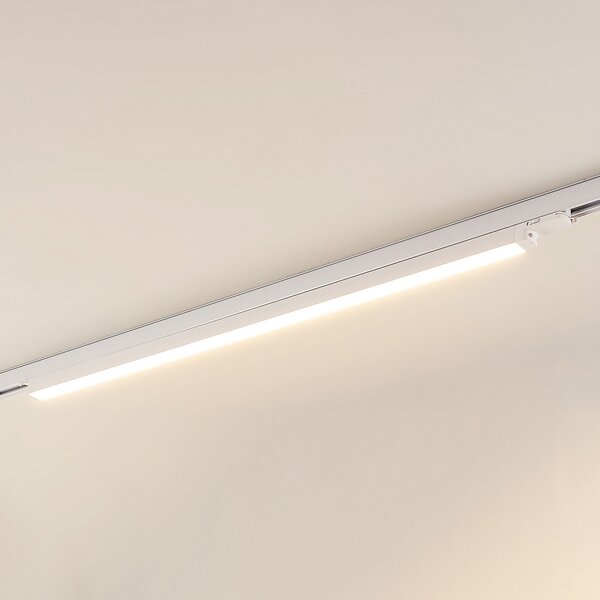Arcchio LED φωτιστικό ράγας Harlow, λευκό, 109 cm, 3.000 K, Λευκό, Μελέτη / Γραφείο, Αλουμίνιο, σύγχρονο