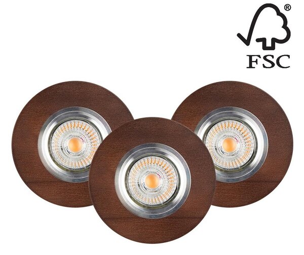 Spot-Light 2511376 - ΣΕΤ 3x Χωνευτό Φωτιστικό LED VITAR 1xGU10/5W/230V