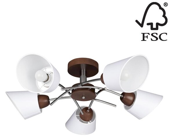 Spot-Light 8341576 - Συνδεδεμένο πολύφωτο METTE 5xE27/40W/230V