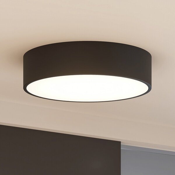 Arcchio Φωτιστικό οροφής LED Noabelle, Ø 40 cm, μαύρο, μέταλλο, ρυθμιζόμενος, Μαύρο, Κουζίνα, Μέταλλο, σύγχρονο