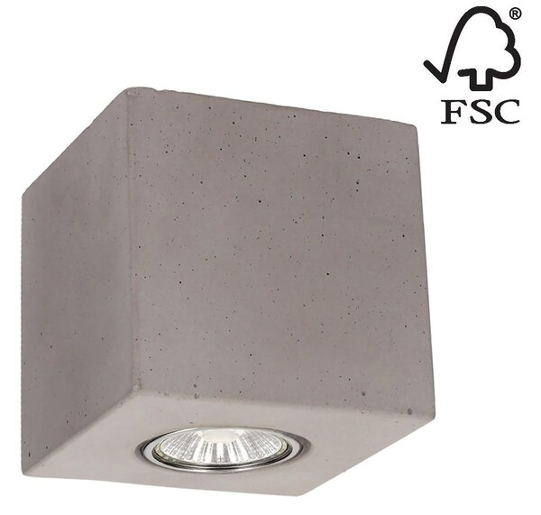 Spot-Light 2076136 - Φωτιστικό οροφής CONCRETEDREAM 1xGU10/6W/230V τσιμέντο