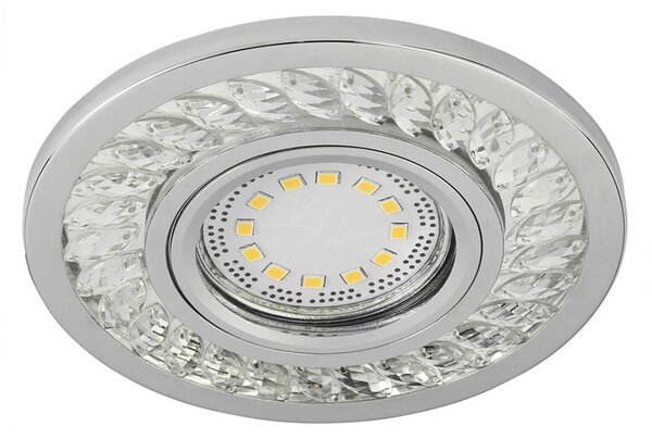 Χωνευτό φως EYE 1xGU10/50W + LED/3W/230V