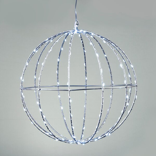 ^ "D20CM SILVER BALL" 96 ΜΙΝΙ LED ΛΑΜ, CW, ΑΣΗΜΙ ΚΑΛΩΔ. ΧΑΛΚΟΥ,ΑΝΤΑΠΤ.(4.5VDC),IP44, 3M ΔΙΑΦ. ΚΑΛ