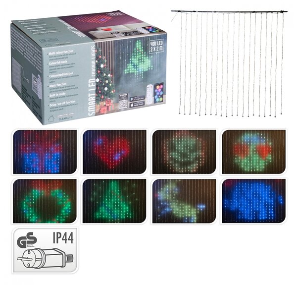Διακοσμητικός Φωτισμός (AGB100000) με 400 Φωτάκια RGB LED - 2m
