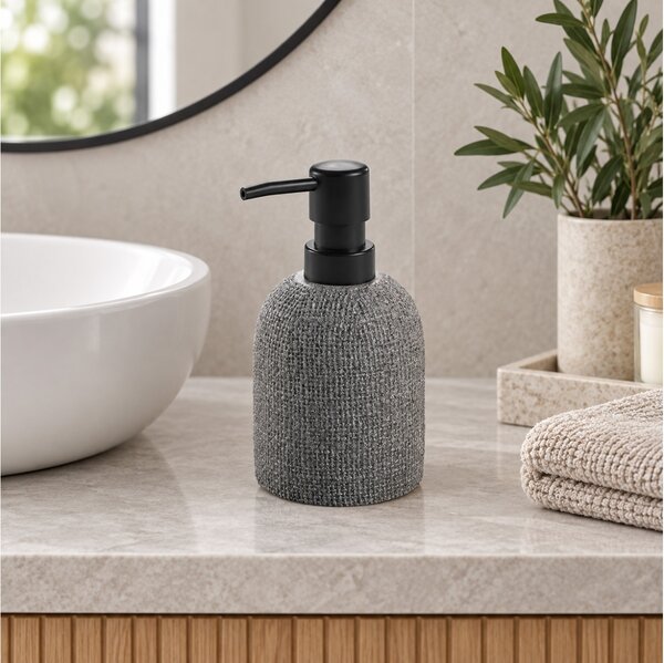 Δοχείο κρεμοσάπουνου Spa Douceur d'intérieur με διαστάσεις 8x15cm - Grey