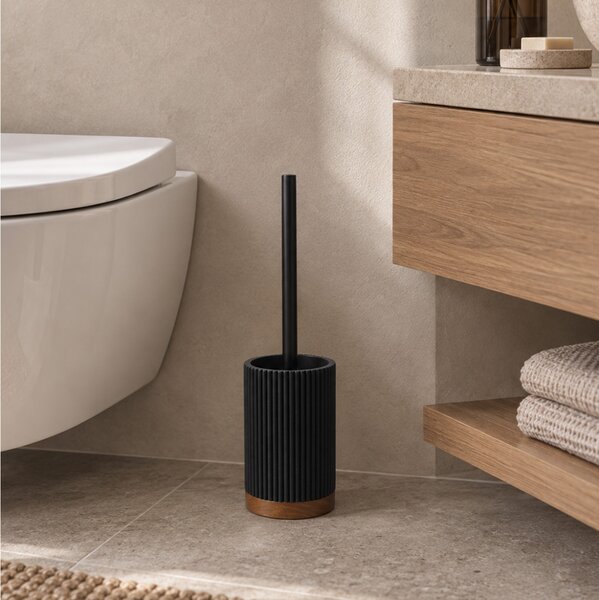 Πιγκάλ μπάνιου Niagara Douceur d'intérieur με διαστάσεις 9.1x9.1x38.5cm - Black
