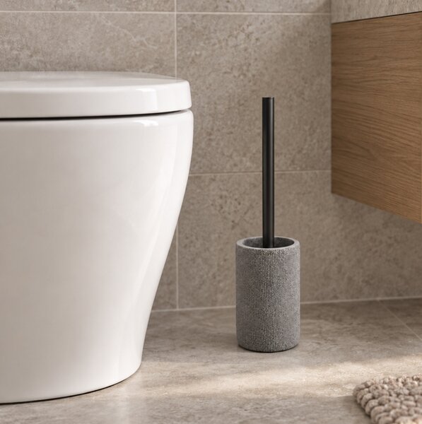 Πιγκάλ μπάνιου Spa Douceur d'intérieur με διαστάσεις 9.1x9.1x36cm - Grey