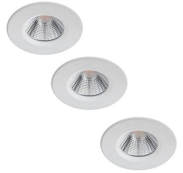 Philips - ΣΕΤ 3x LED Φωτιστικά μπάνιου με ρύθμιση φωτισμού LED/5,5W/230V 2700K IP65