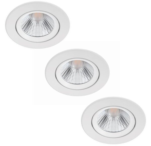 Philips - ΣΕΤ 3x LED Χωνευτά φωτιστικά με ρύθμιση φωτισμού DIVE LED/5W/230V 2700K