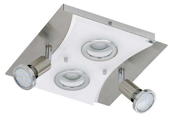 Briloner 3582-042 - LED Φωτιστικό οροφής RIPOSO 2xLED/5W/230V + 2xGU10/3W