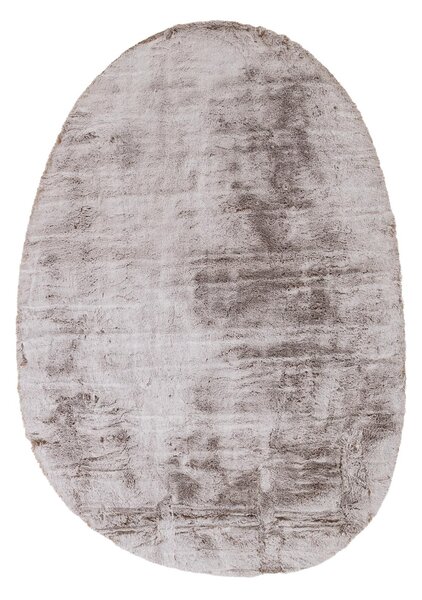 Οβάλ Χαλί Γούνινο (170x240) Royal Carpet Bunny Canvas Brown