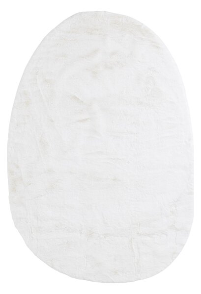 Οβάλ Χαλί Γούνινο (170x240) Royal Carpet Bunny Canvas White