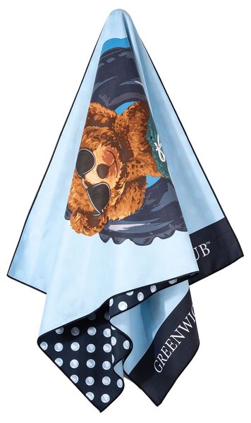 Παιδική Πετσέτα Θαλάσσης Microfiber 2 Όψεων (70x140) Greenwich Polo Club Junior 4043
