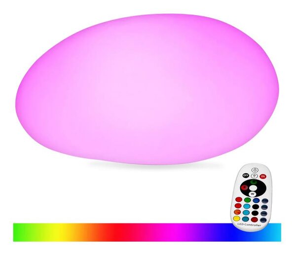 LED RGB Dimmable λάμπα εξωτερικού χώρου LED/1W/230V 28cm IP67 + RC