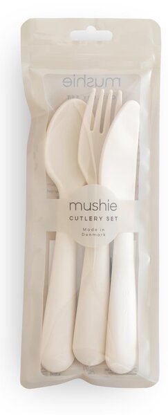 Πιρούνι-Μαχαίρι-Κουτάλι (Σετ) Mushie Ivory 66-101335
