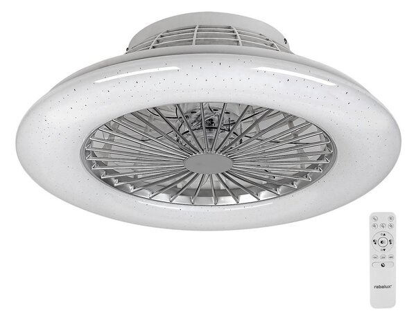 Rabalux - Dimmable Φωτιστικό οροφής LED με ανεμιστήρα LED/30W/230V + RC