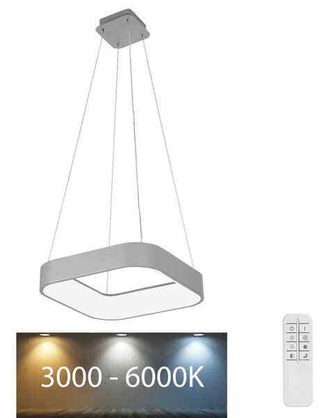 Rabalux - LED Dimmable πολύφωτο κρεμαστό LED/28W/230V στρογγυλό 3000-6000K + RC