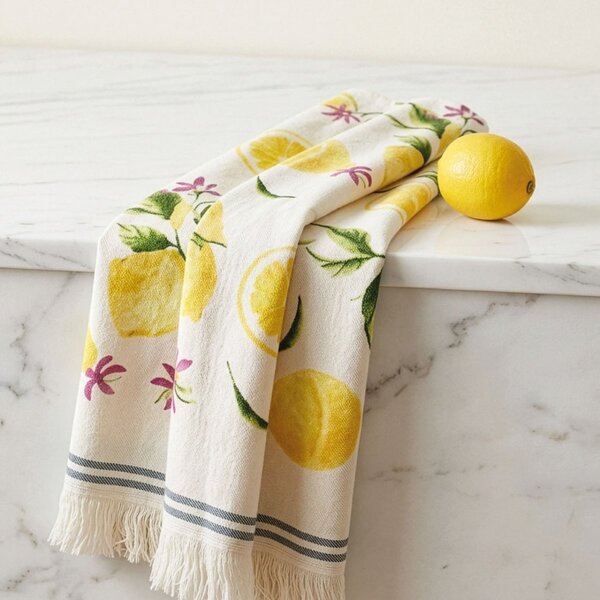 Ποτηρόπανα (Σετ 5τμχ) Rythmos Lemons