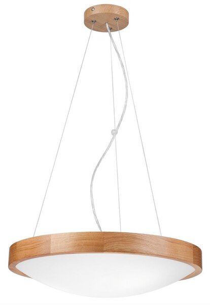 Πολύφωτο κρεμαστό OAK SLIM 3xE27/60W/230V ø 47 cm δρυς