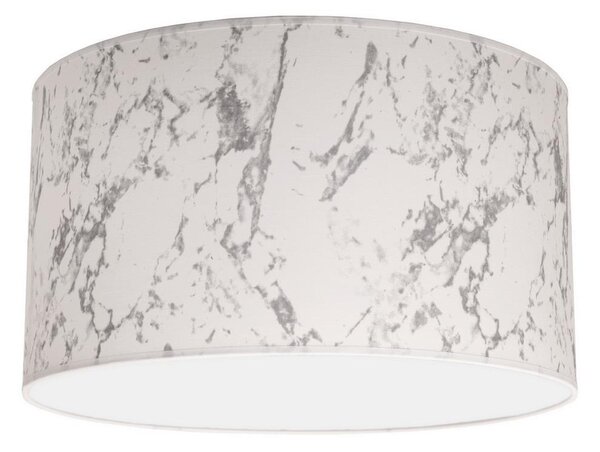 Duolla - Φωτιστικό οροφής MARBLE 1xE27/40W/230V λευκό/γκρι