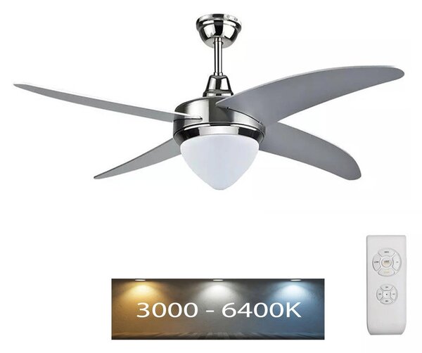 Ανεμιστήρας οροφής LED LED/15W/230V 3000K/4000K/6400K + τηλεχειριστήριο